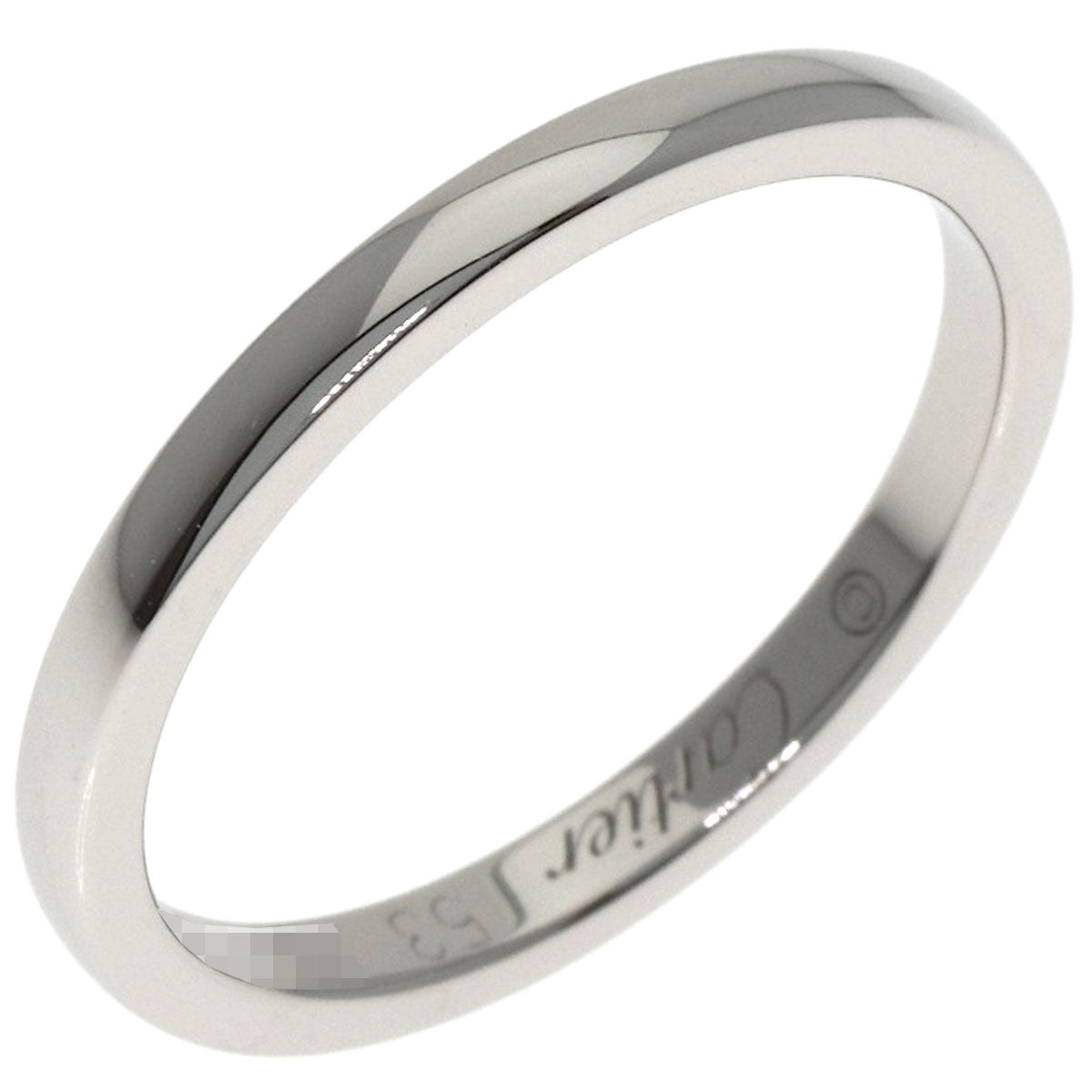 CARTIER Wedding #53 Ring Platinum PT950 Ladies [Used]