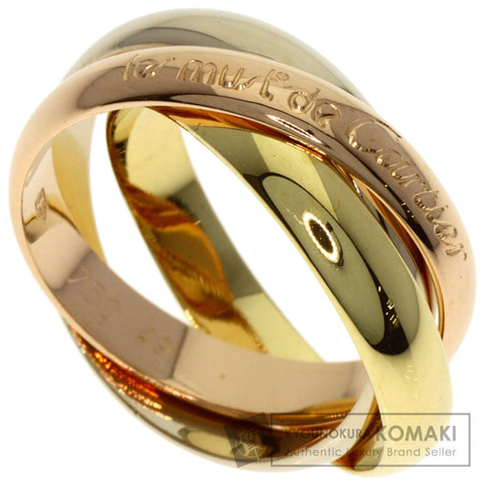 CARTIER Trinity #49 Ring K18 Yellow Gold K18 White GoldLadies [Used]