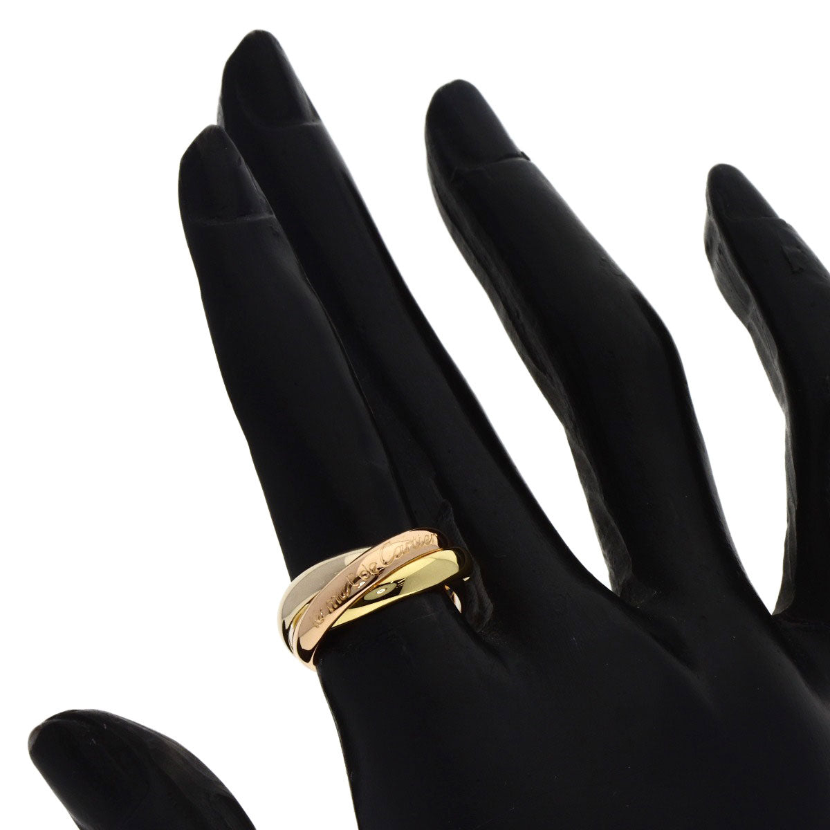 CARTIER Trinity #49 Ring K18 Yellow Gold K18 White GoldLadies [Used]