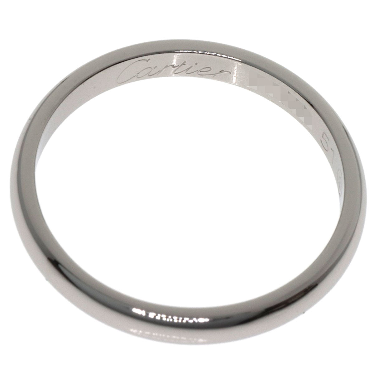 CARTIER Wedding #51 Ring Platinum PT950 Ladies [Used]