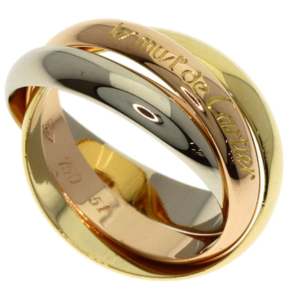 CARTIER Trinity #51 Ring K18 Yellow Gold K18 White GoldLadies [Used]