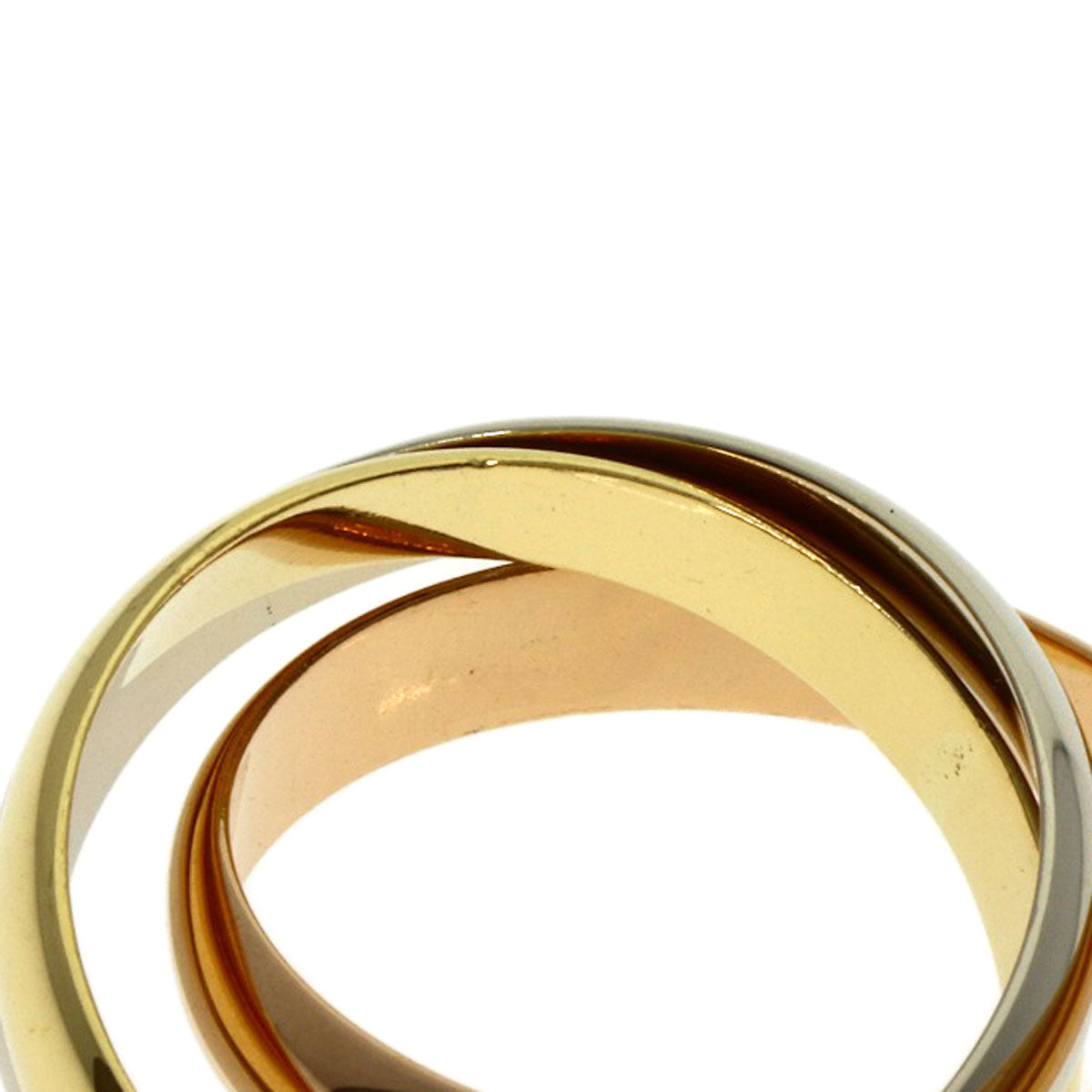 CARTIER Trinity #51 Ring K18 Yellow Gold K18 White GoldLadies [Used]