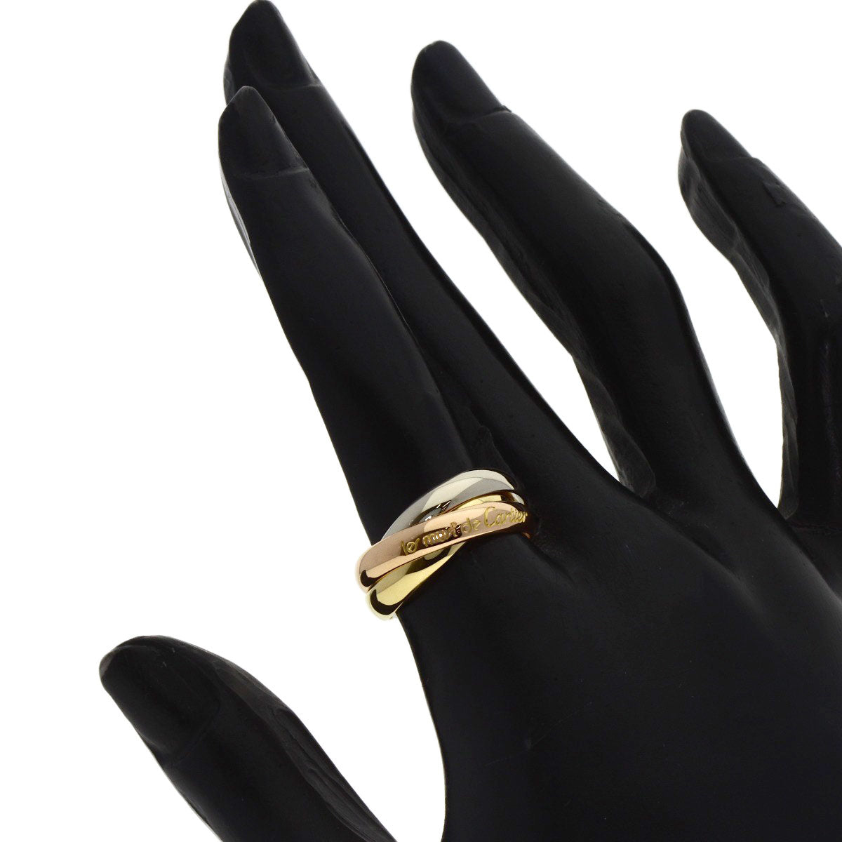 CARTIER Trinity #51 Ring K18 Yellow Gold K18 White GoldLadies [Used]