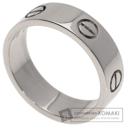 CARTIER love ring #58 Ring K18 White Gold Ladies [Used]