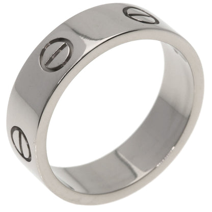 CARTIER love ring #58 Ring K18 White Gold Ladies [Used]
