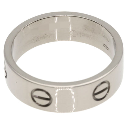 CARTIER love ring #58 Ring K18 White Gold Ladies [Used]