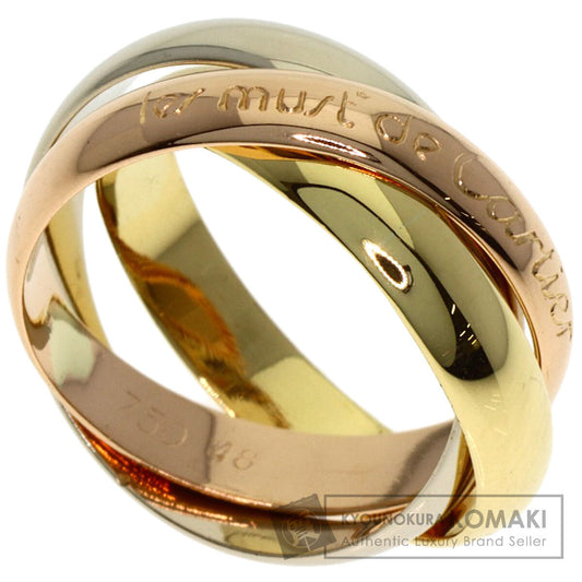 CARTIER Trinity #48 Ring K18 Yellow Gold K18 White GoldLadies [Used]