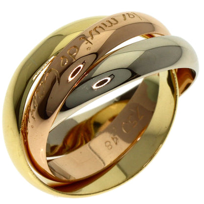 CARTIER Trinity #48 Ring K18 Yellow Gold K18 White GoldLadies [Used]