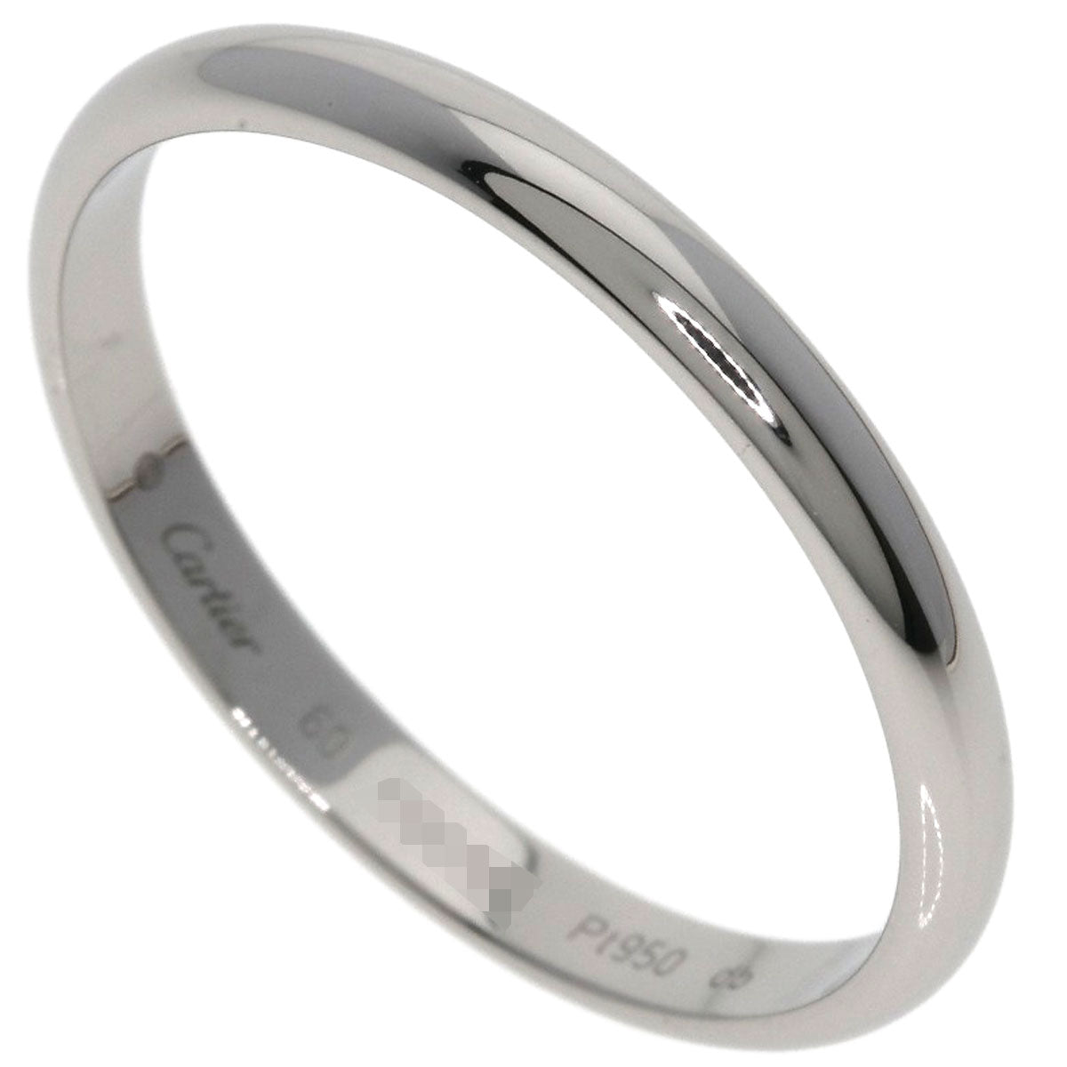 CARTIER Wedding #60 Ring Platinum PT950 Ladies [Used]