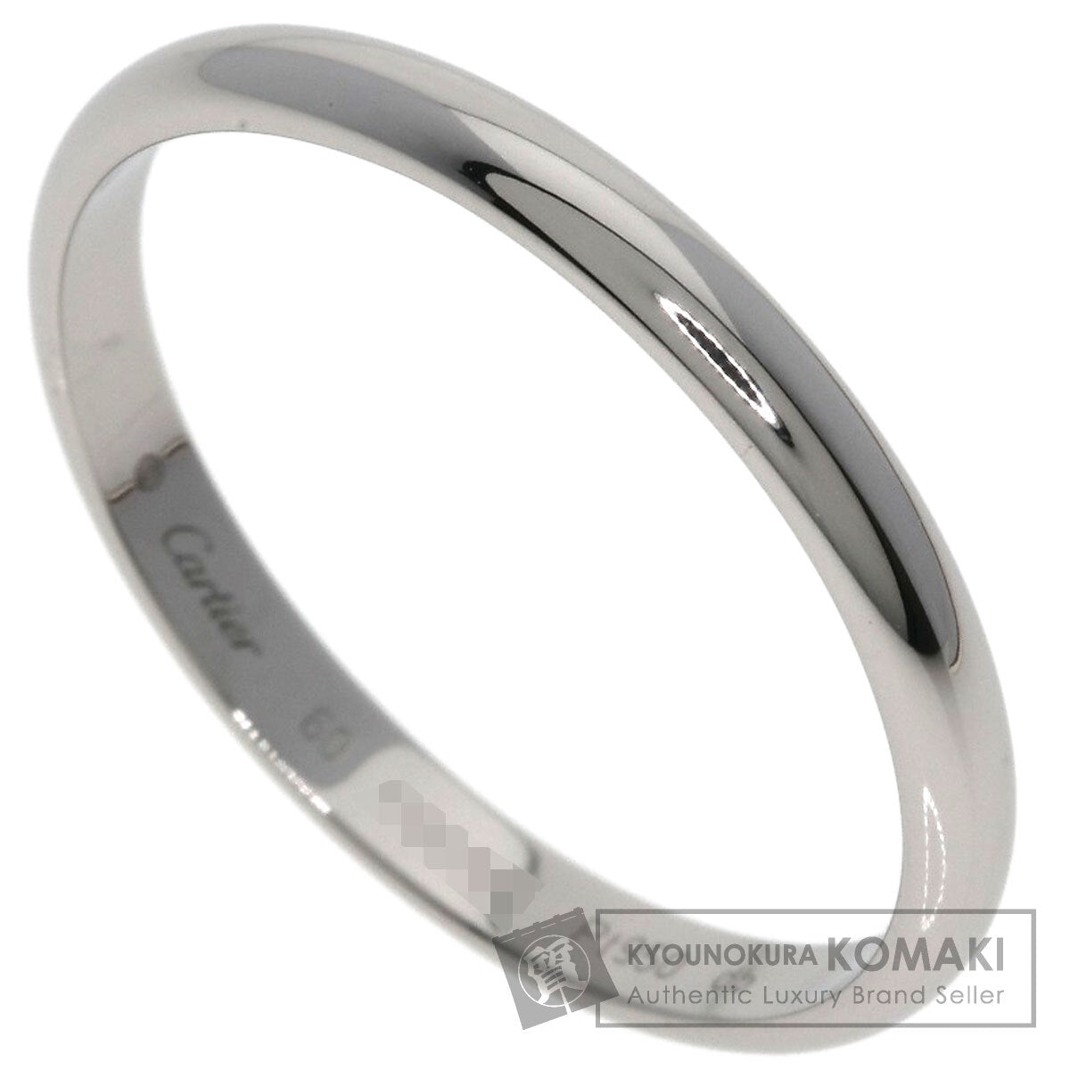 CARTIER Wedding #60 Ring Platinum PT950 Ladies [Used]