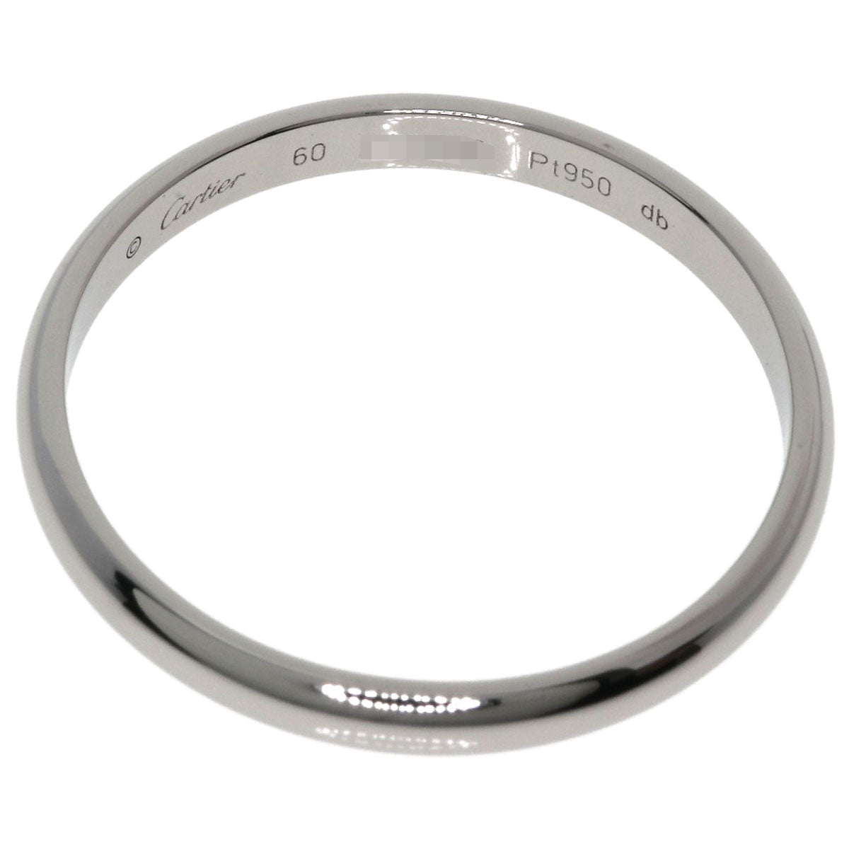 CARTIER Wedding #60 Ring Platinum PT950 Ladies [Used]