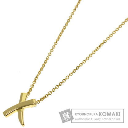 TIFFANY&Co. kiss Necklace K18 Yellow Gold Ladies [Used]