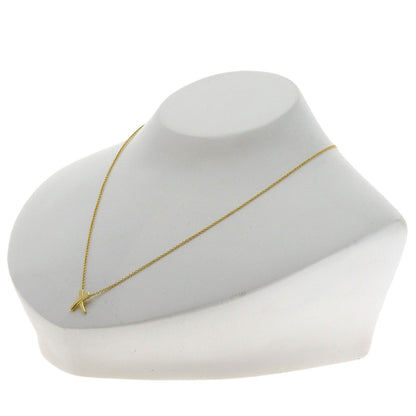 TIFFANY&Co. kiss Necklace K18 Yellow Gold Ladies [Used]