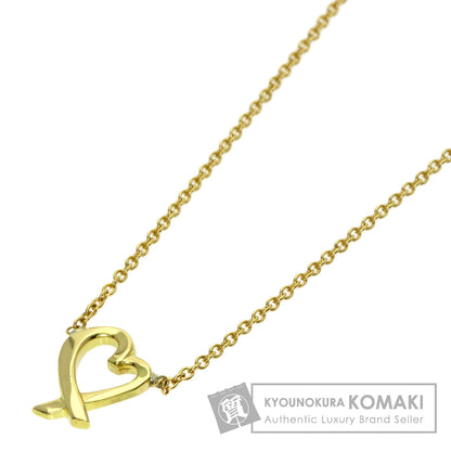 TIFFANY&Co. Loving Heart Mini Necklace K18 Yellow Gold Ladies [Used]
