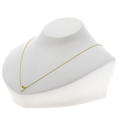 TIFFANY&Co. Loving Heart Mini Necklace K18 Yellow Gold Ladies [Used]