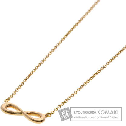 TIFFANY&Co. Infinity Necklace K18 Pink Gold Ladies [Used]
