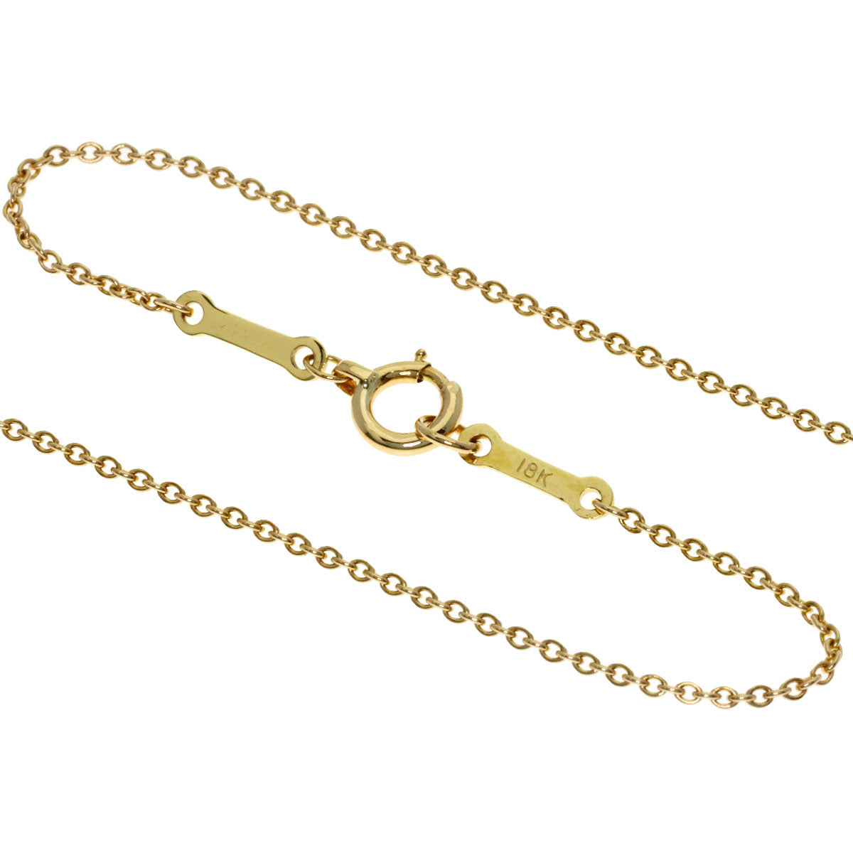 TIFFANY&Co. By The Yard 1P Diamond Necklace K18 Yellow Gold Ladies [Used]