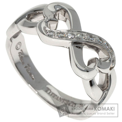 TIFFANY&Co. Loving Heart Diamond Ring K18 White Gold Ladies [Used]
