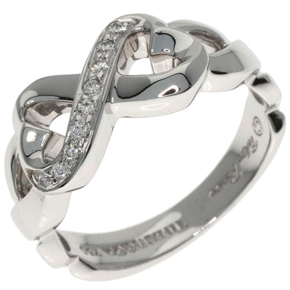 TIFFANY&Co. Loving Heart Diamond Ring K18 White Gold Ladies [Used]