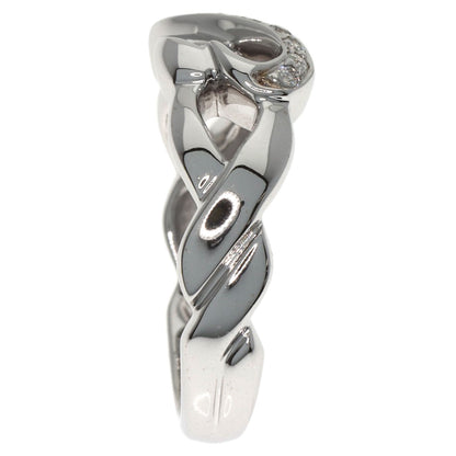 TIFFANY&Co. Loving Heart Diamond Ring K18 White Gold Ladies [Used]