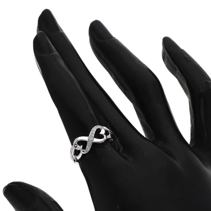 TIFFANY&Co. Loving Heart Diamond Ring K18 White Gold Ladies [Used]