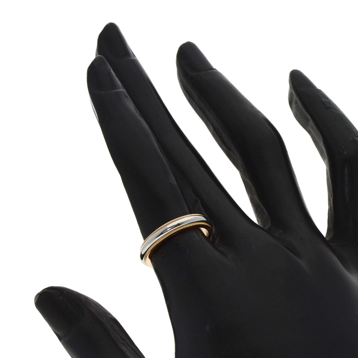 TIFFANY&Co. Milgrain Ring Platinum PT950 18K Pink GoldLadies [Used]