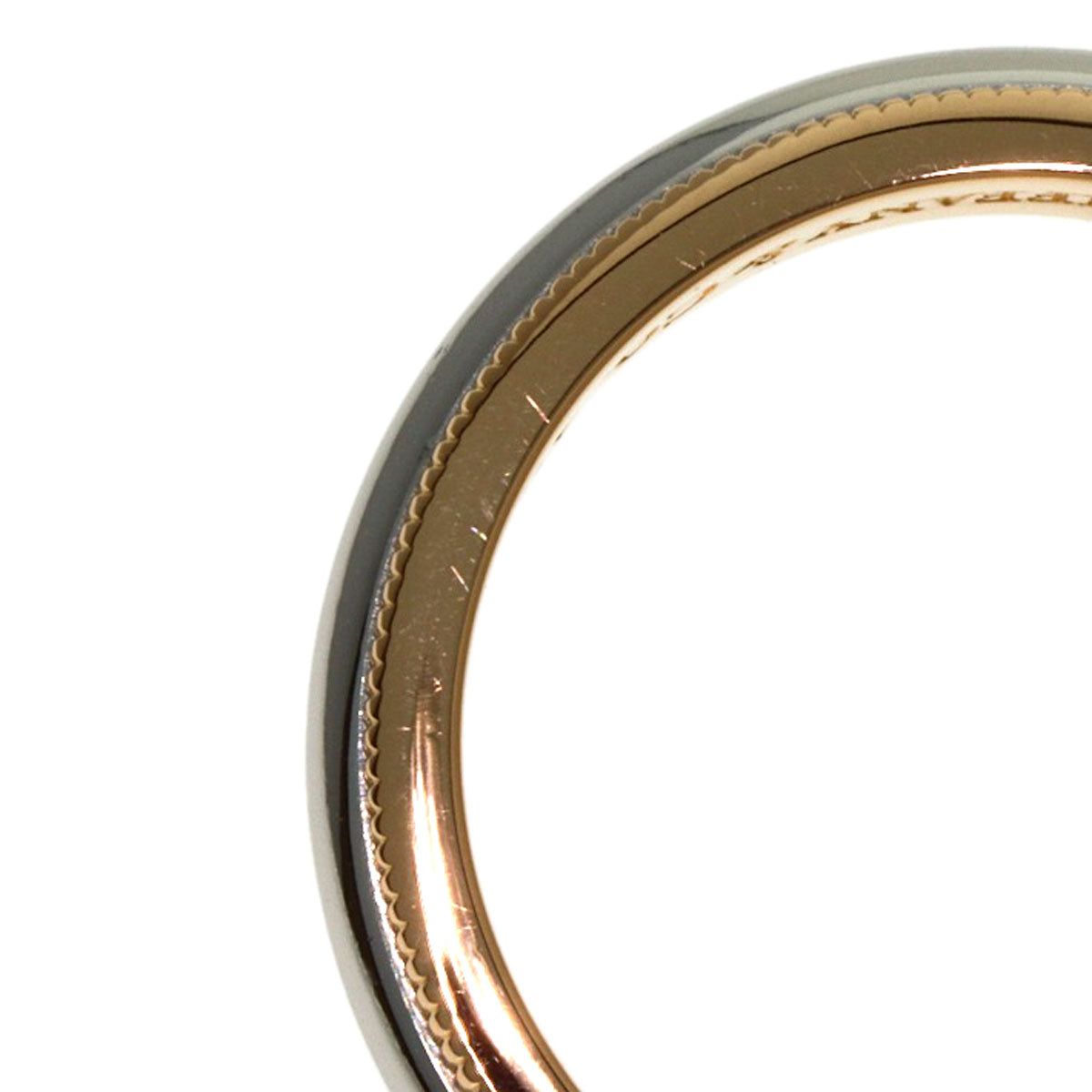 TIFFANY&Co. Milgrain Ring Platinum PT950 18K Pink GoldLadies [Used]