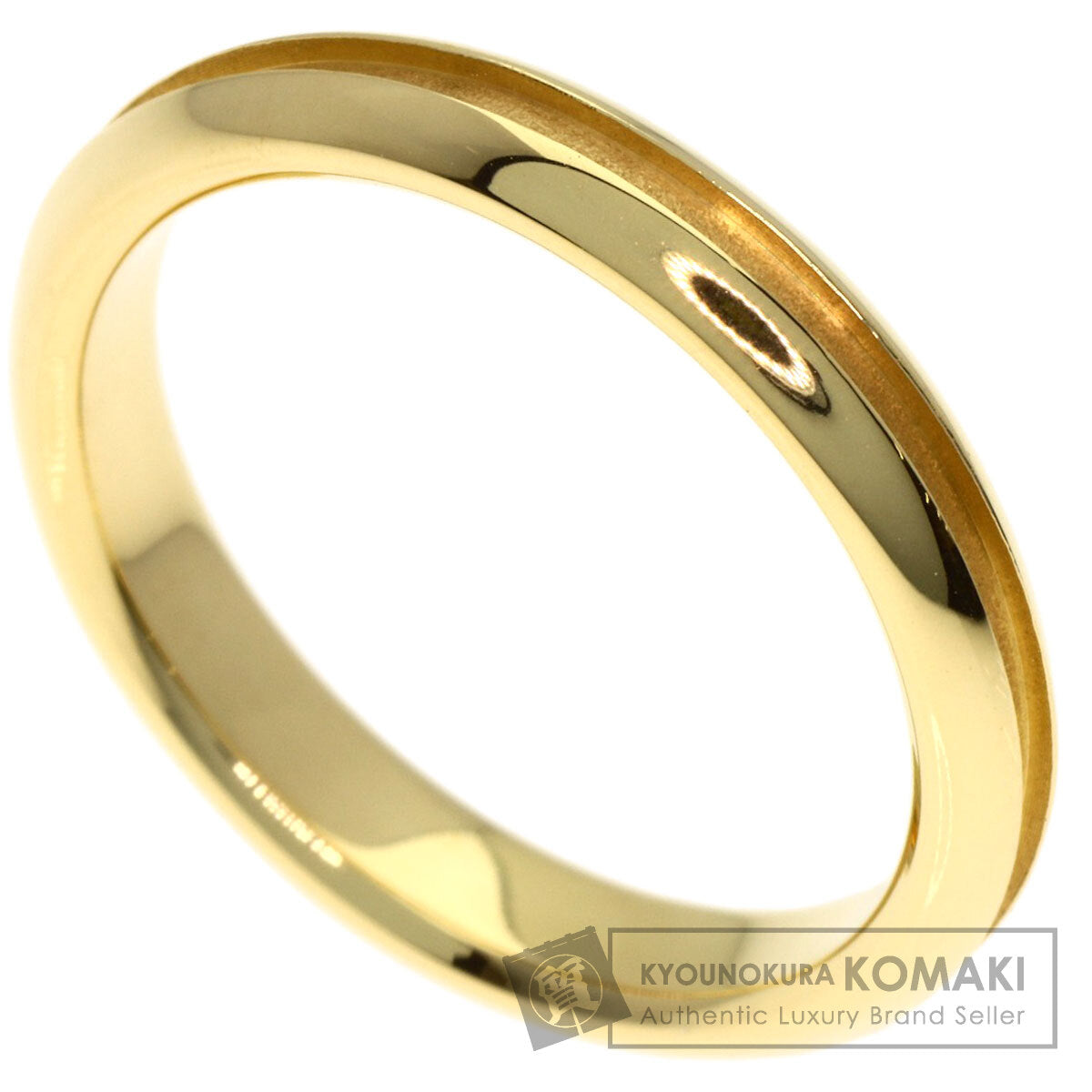 TIFFANY&Co. Grooved Ring K18 Yellow Gold Ladies [Used]
