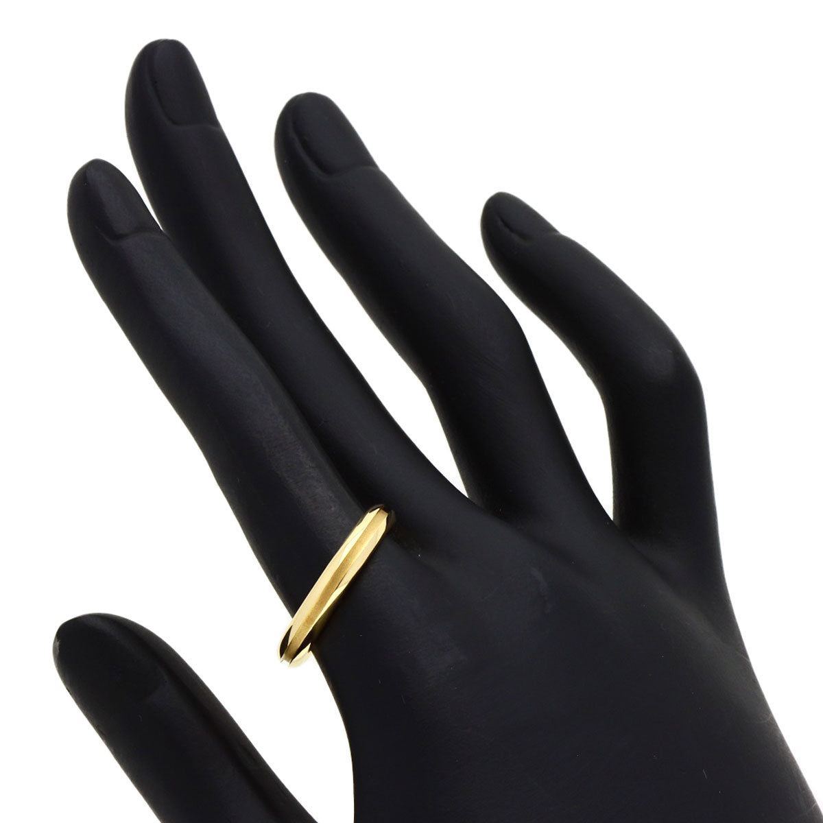 TIFFANY&Co. Grooved Ring K18 Yellow Gold Ladies [Used]