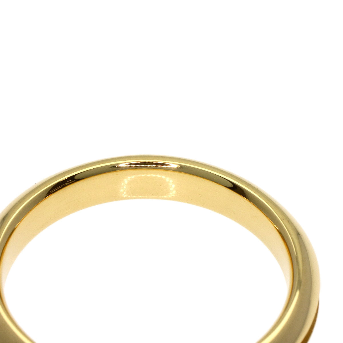 TIFFANY&Co. Grooved Ring K18 Yellow Gold Ladies [Used]