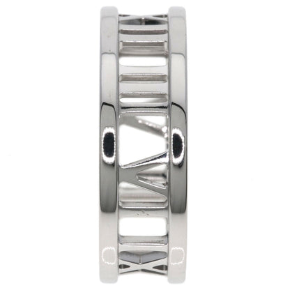TIFFANY&Co. Atlas open Ring K18 White Gold Ladies [Used]