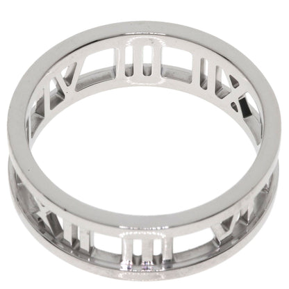 TIFFANY&Co. Atlas open Ring K18 White Gold Ladies [Used]