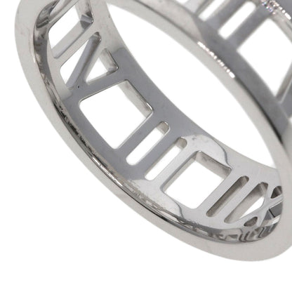 TIFFANY&Co. Atlas open Ring K18 White Gold Ladies [Used]