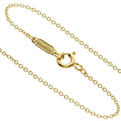 TIFFANY&Co. Cross-stitch Necklace K18 Yellow Gold Ladies [Used]