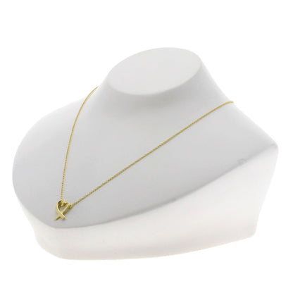 TIFFANY&Co. Loving heart Necklace K18 Yellow Gold Ladies [Used]