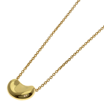 TIFFANY&Co. Bean Necklace K18 Yellow Gold Ladies [Used]