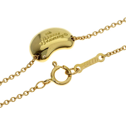 TIFFANY&Co. Bean Necklace K18 Yellow Gold Ladies [Used]