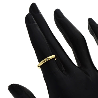 TIFFANY&Co. Wedding 1P Diamond Ring K18 Yellow Gold Ladies [Used]