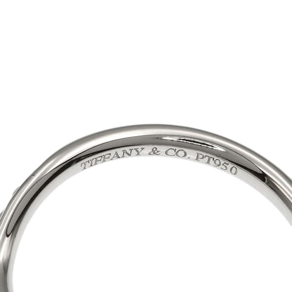 TIFFANY&Co. Curved band Diamond Ring Platinum PT950 Ladies [Used]