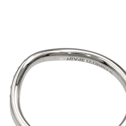 TIFFANY&Co. Curved band Diamond Ring Platinum PT950 Ladies [Used]