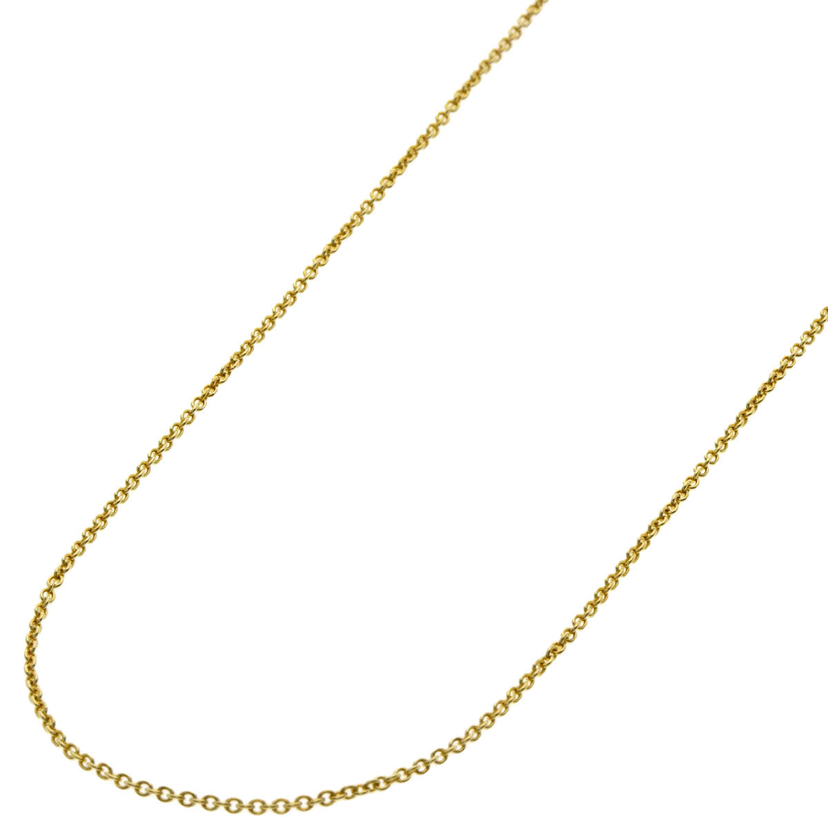TIFFANY&Co. Chain 16.1" Necklace K18 Yellow Gold Ladies [Used]