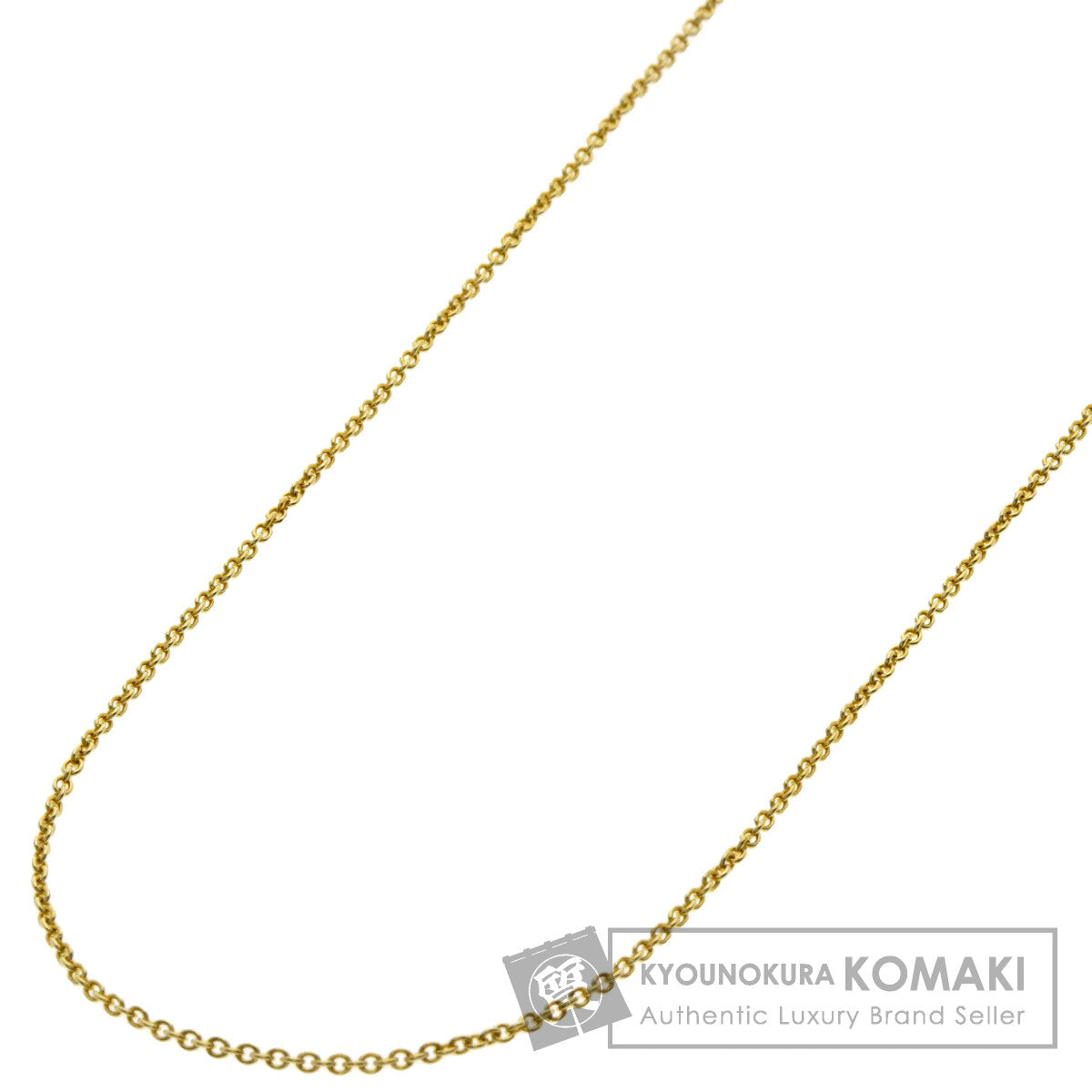TIFFANY&Co. Chain 16.1" Necklace K18 Yellow Gold Ladies [Used]