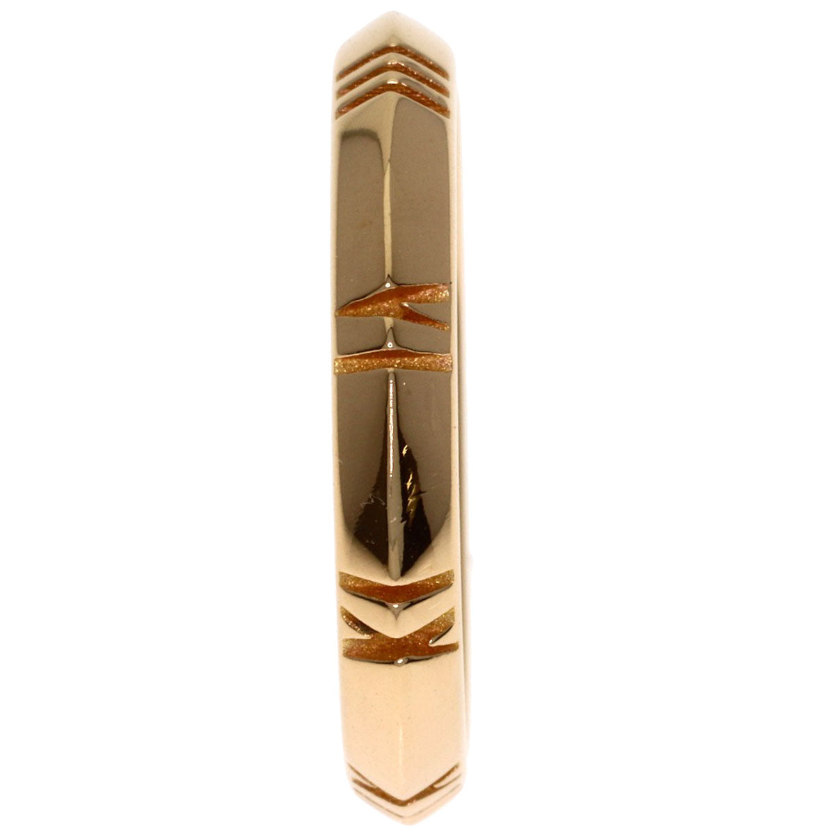 TIFFANY&Co. Atlas X Closed Narrow Ring K18 Pink Gold Ladies [Used]