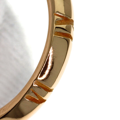 TIFFANY&Co. Atlas X Closed Narrow Ring K18 Pink Gold Ladies [Used]