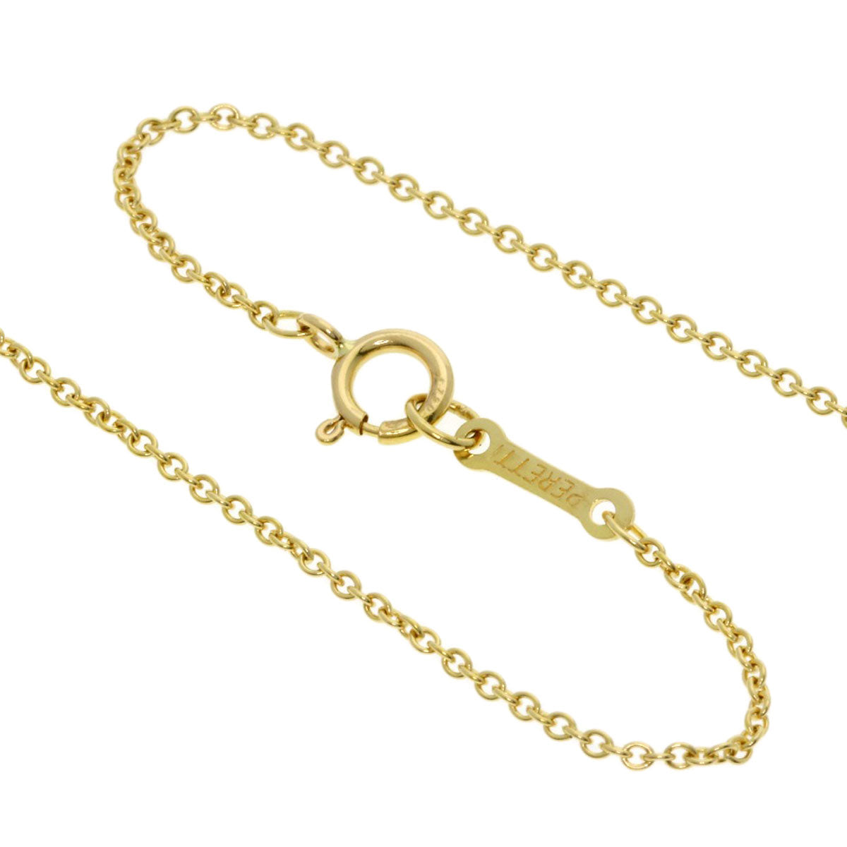 TIFFANY&Co. Bean Necklace K18 Yellow Gold Ladies [Used]