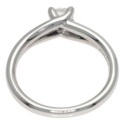 Chaumet Lien Solitaire Diamond Ring Platinum PT950 Ladies [Used]