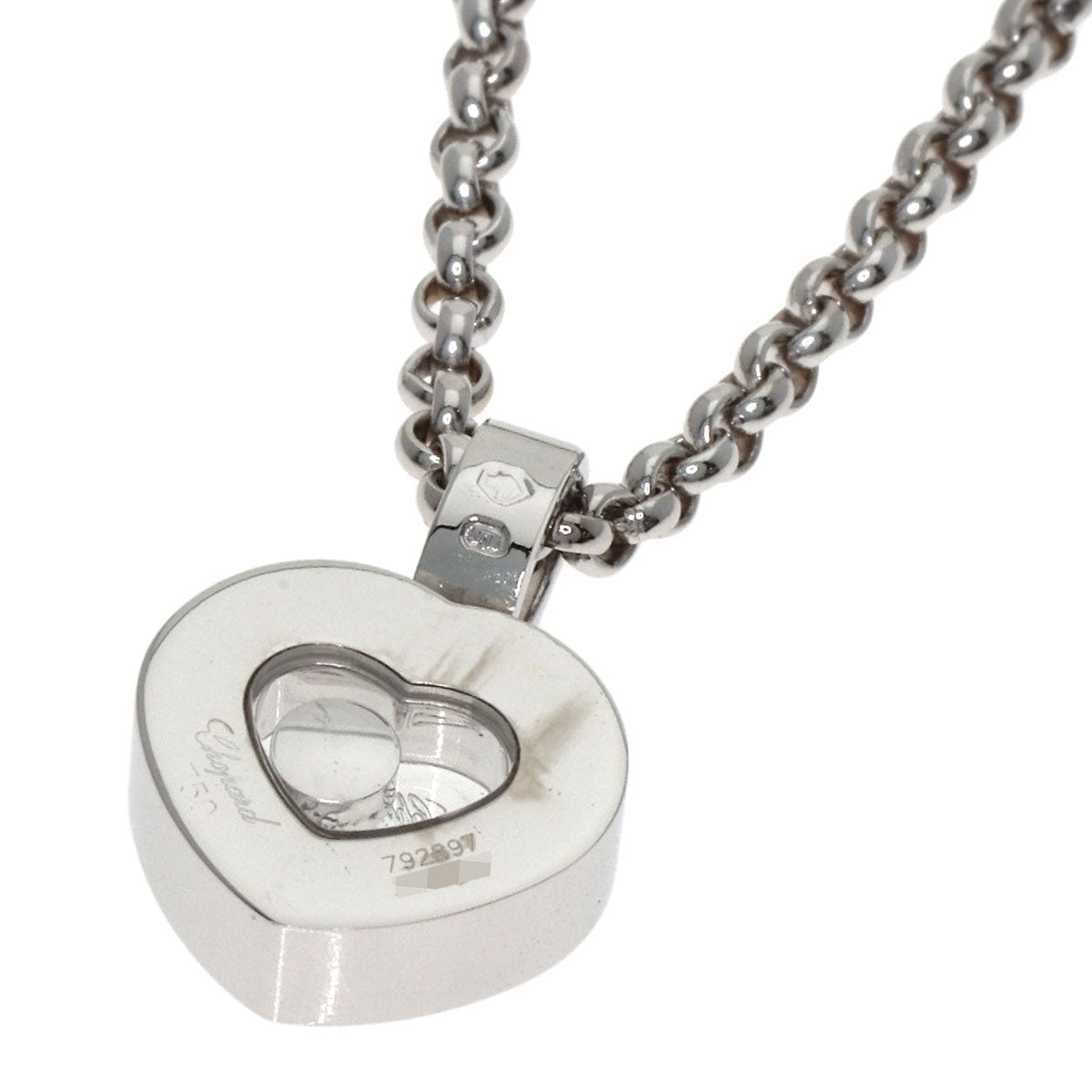 Chopard Happy diamond Necklace K18 White Gold Ladies [Used]