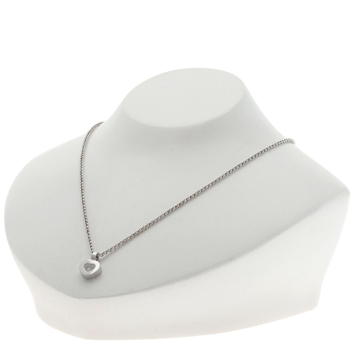 Chopard Happy diamond Necklace K18 White Gold Ladies [Used]
