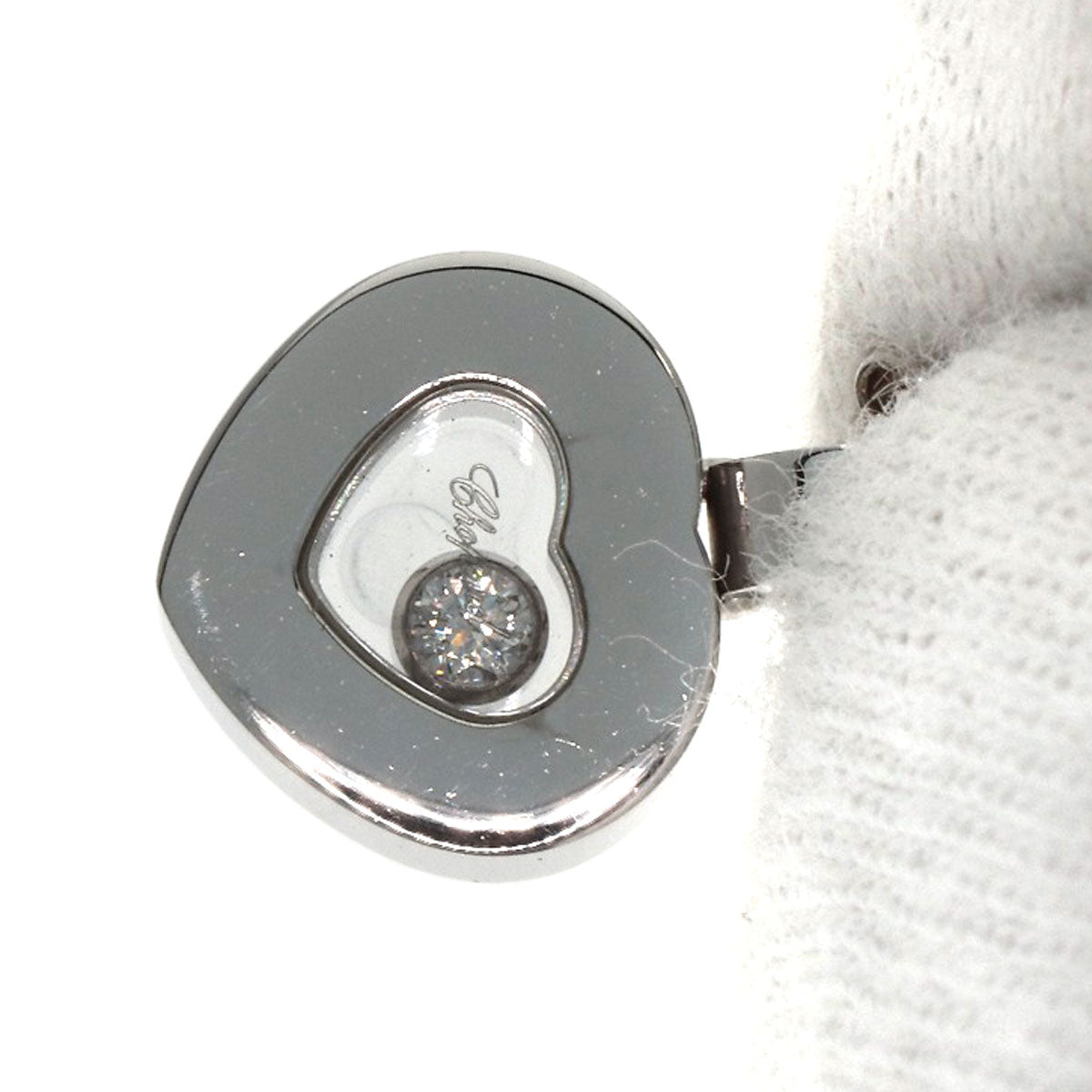 Chopard Happy diamond Necklace K18 White Gold Ladies [Used]