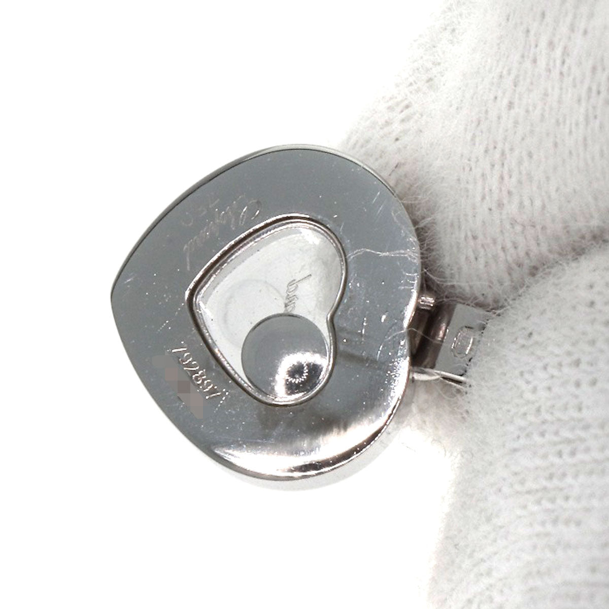 Chopard Happy diamond Necklace K18 White Gold Ladies [Used]